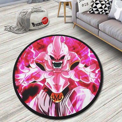 Majin Buu Skill Round Rug Custom Dragon Ball Anime Circle Carpet-Animerugs