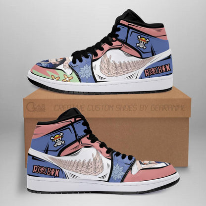 Nico Robin Sneakers Hana Hana No Mi Custom Anime One Piece Shoes - 1 - MyAnimeShoes