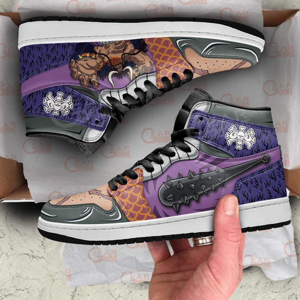 OP Kaido J1s Sneakers Custom Anime One Piece Shoes - 3 - Gearanime