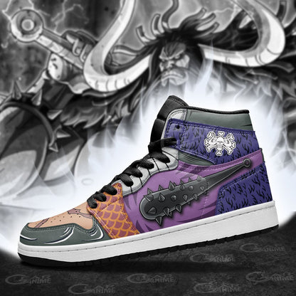 OP Kaido J1s Sneakers Custom Anime One Piece Shoes - 4 - Gearanime