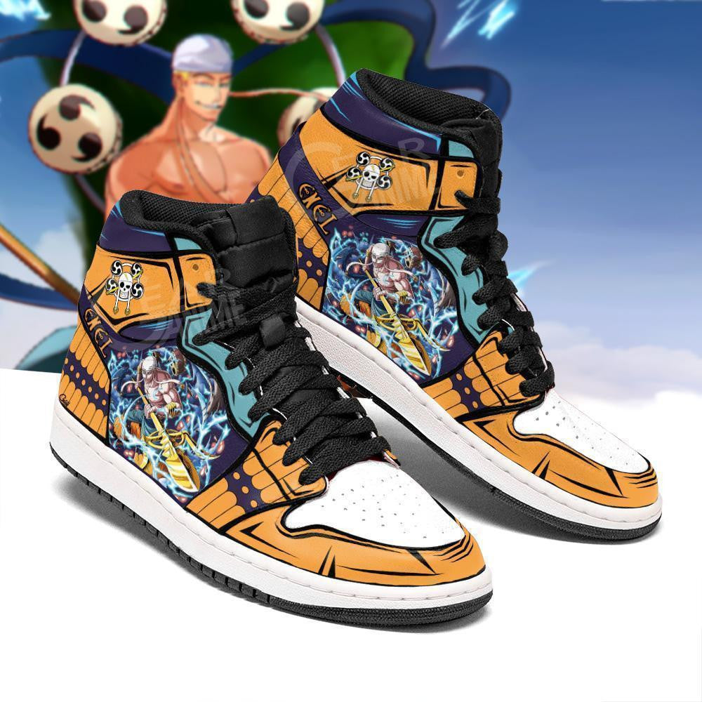 God Skypiea Enel Sneakers Custom Anime One Piece Shoes - 2 - Gearanime