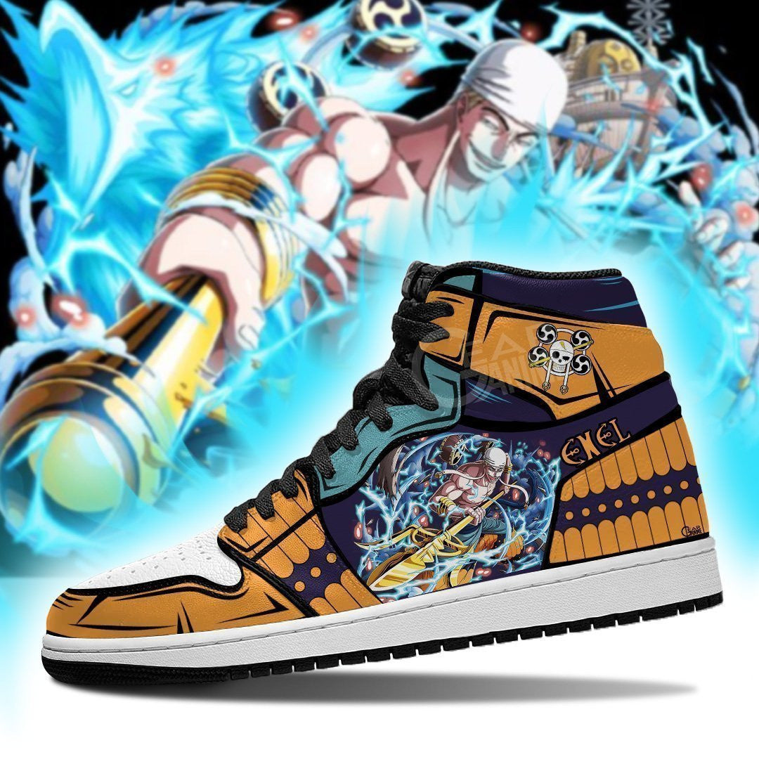 God Skypiea Enel Sneakers Custom Anime One Piece Shoes - 3 - Gearanime