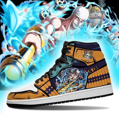 God Skypiea Enel Sneakers Custom Anime One Piece Shoes - 3 - Gearanime