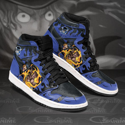 Sabo Dragon Claw Sneakers Custom Anime One Piece Shoes - 2 - Gearanime