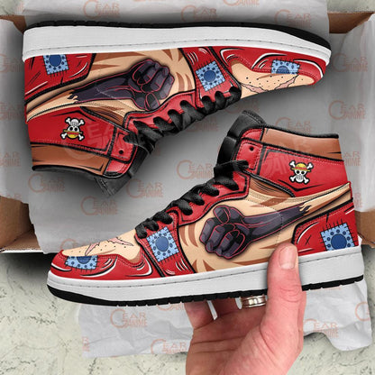 Luffy Haki Sneakers Custom Wano Arc One Piece Shoes - 4 - Gearanime
