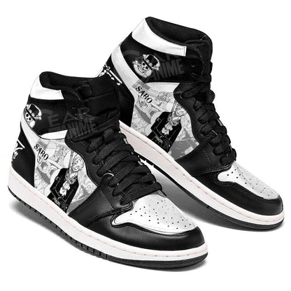 Sabo Sneakers Custom One Piece Shoes Manga Style for OtakuGear Anime
