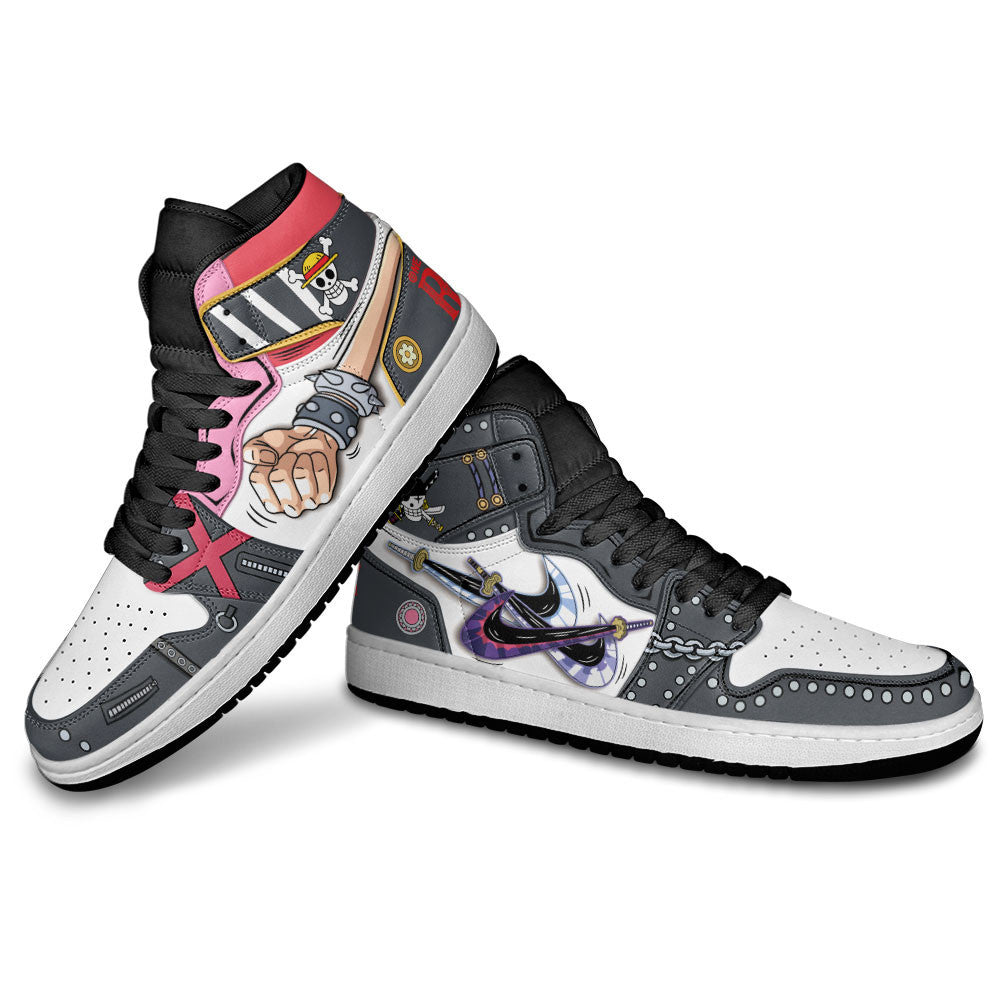 Luffy and Zoro J1 Sneakers - Custom Anime Design