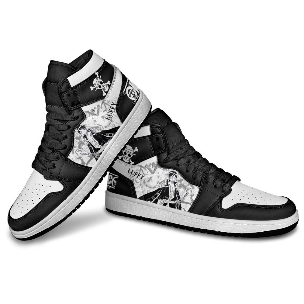 Luffy Sneakers Custom One Piece Shoes Manga Style for OtakuGear Anime