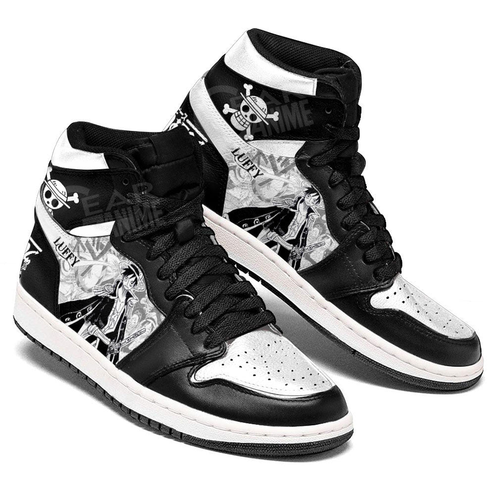 Luffy Sneakers Custom One Piece Shoes Manga Style for OtakuGear Anime