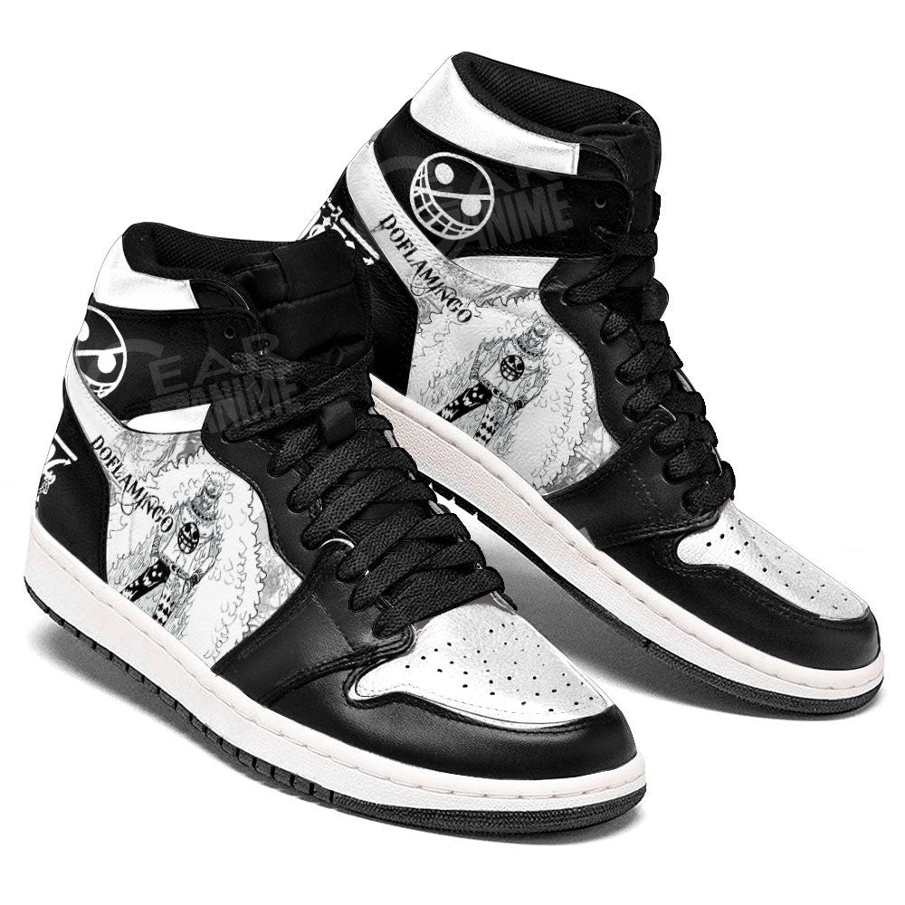 Donquixote Doflamingo Sneakers Custom One Piece Shoes Manga Style for OtakuGear Anime