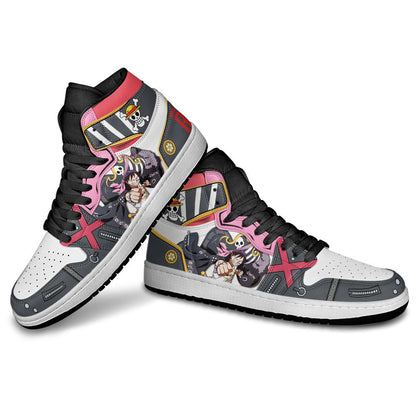 Luffy J1 Sneakers - Custom Anime Design