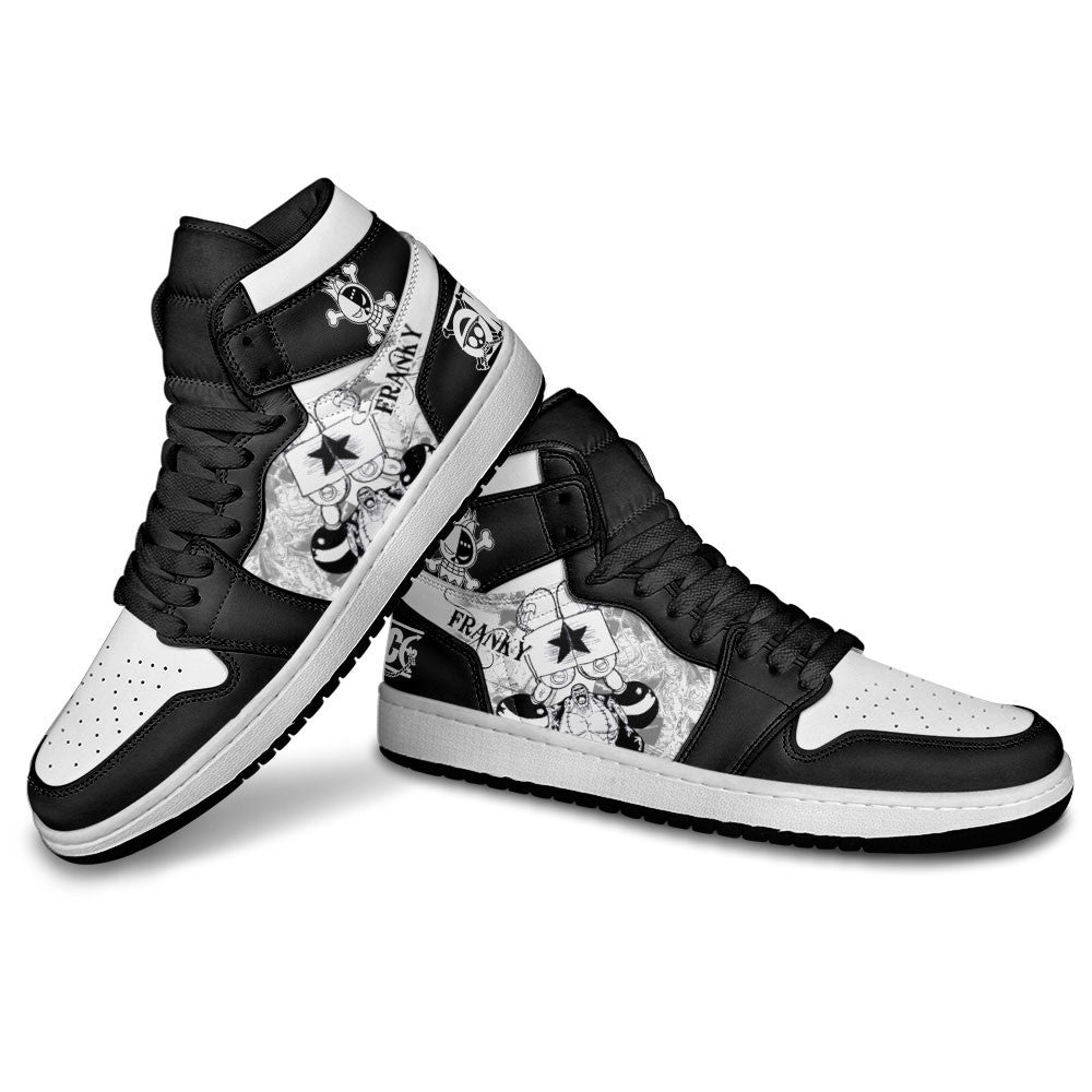 Franky Sneakers Custom One Piece Shoes Manga Style for OtakuGear Anime