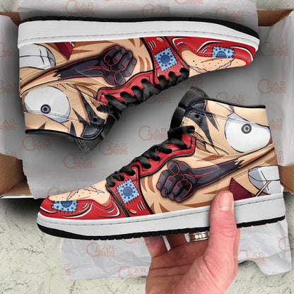 Monkey D Luffy J1 Sneakers - Custom Anime Design