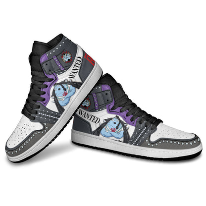 Red Jinbe J1 Sneakers - Custom Anime Design
