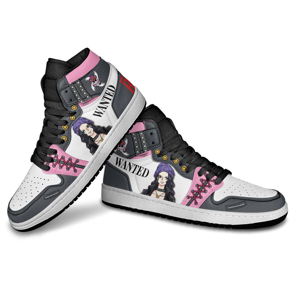 Red Nico Robin J1 Sneakers - Custom Anime Design