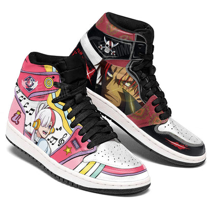 Shanks and Uta J1 Sneakers - Custom Anime Design