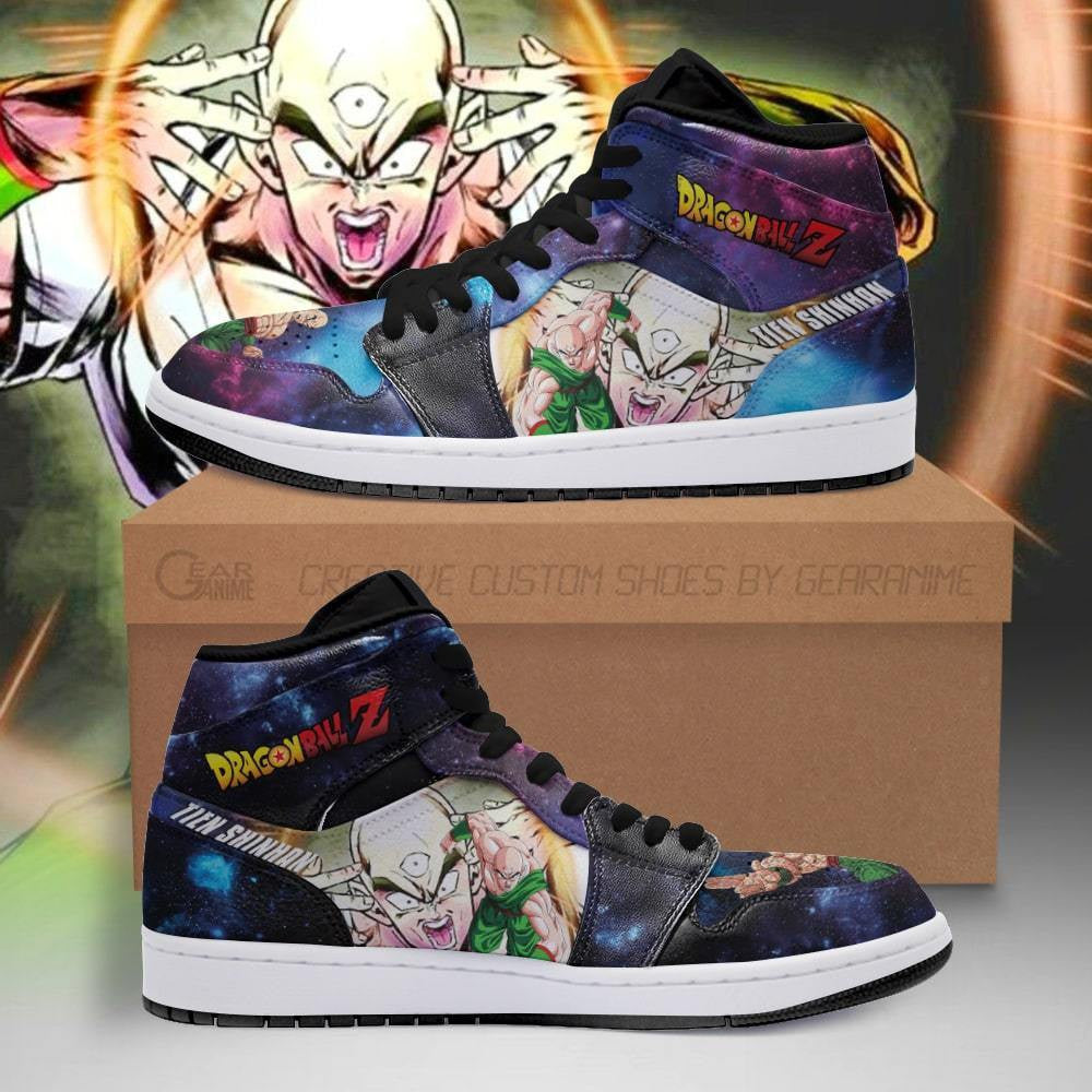 Tien Shinhan Sneakers Galaxy Custom Dragon Ball Anime Shoes - 1 - GearAnime