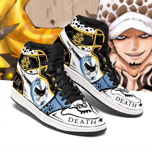 Trafalgar Law Sneakers Room Custom Anime One Piece Shoes - 1 - GearAnime
