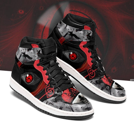 Sharingan Eyes Sneakers Custom Itachi Anime Shoes - 1 - GearAnime