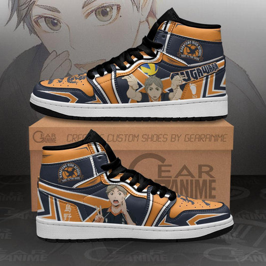 Karasuno Sugawara Koushi Sneakers Haikyuu Anime Shoes MN10 - 1 - GearAnime