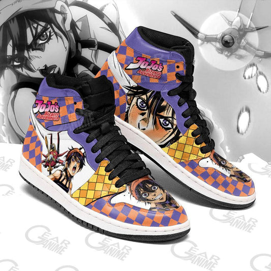 JoJo's Bizarre Adventure Sneakers Narancia Ghirga Anime Shoes - 1 - GearAnime