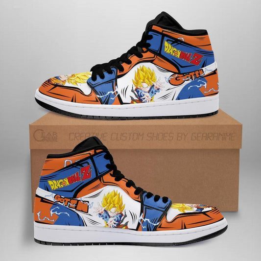 DBZ Goten Sneakers Custom Anime Dragon Ball Shoes - 1 - GearAnime