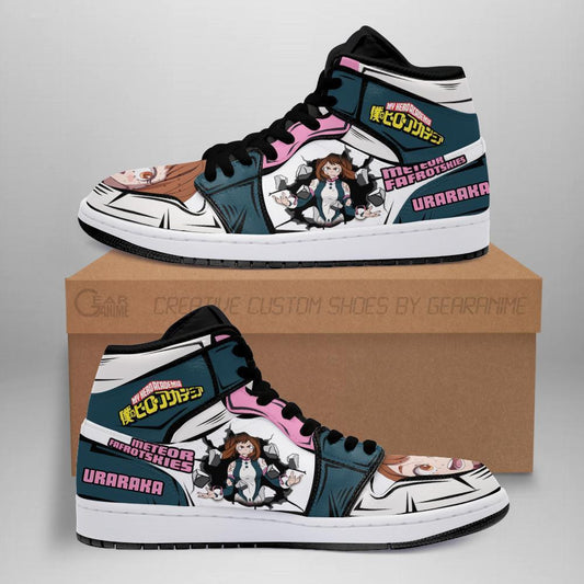 BNHA Ochako Uraraka Sneakers Custom Anime My Hero Academia Shoes - 1 - GearAnime