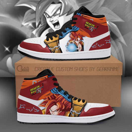 Gogeta Super Saiyan 4 Sneakers Dragon Ball GT Anime Shoes - 1 - GearAnime