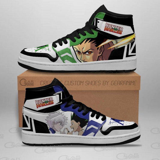 Gon and Killua Sneakers Custom Anime Hunter X Hunter Shoes - 1 - GearAnime