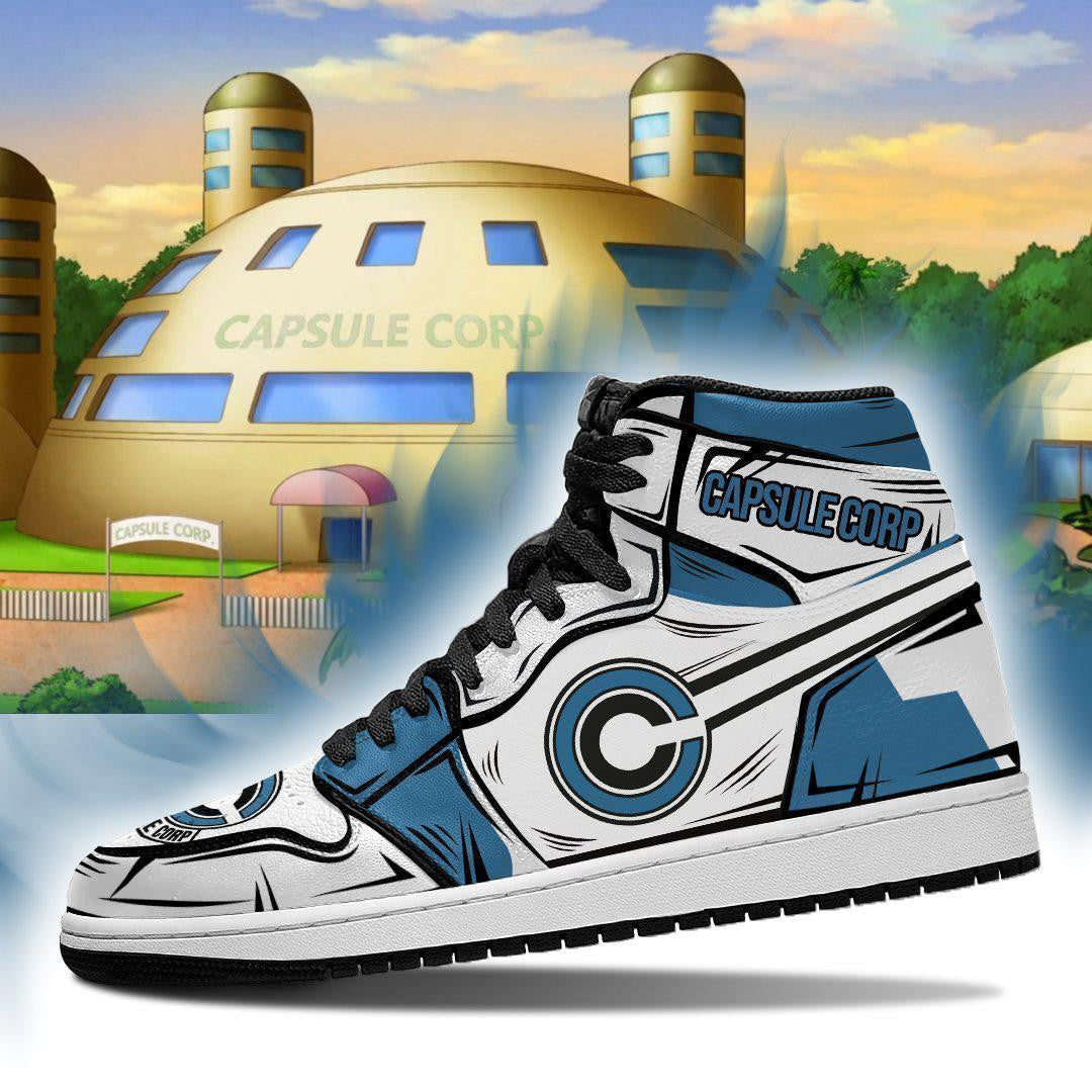 Capsule Corp Sneakers Custom Anime Dragon Ball Shoes - 3 - GearAnime