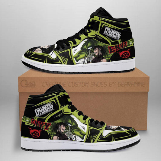 Envy Fullmetal Alchemist Sneakers Anime Custom Shoes - 1 - GearAnime