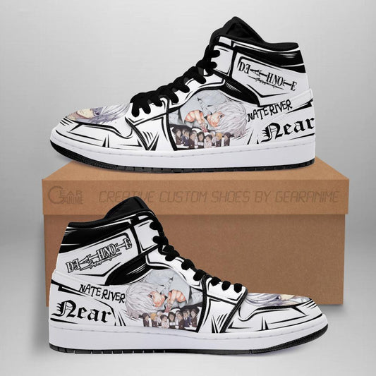 Nate River Near Sneakers Custom Death Note Anime Shoes Fan MN05 - 1 - GearAnime