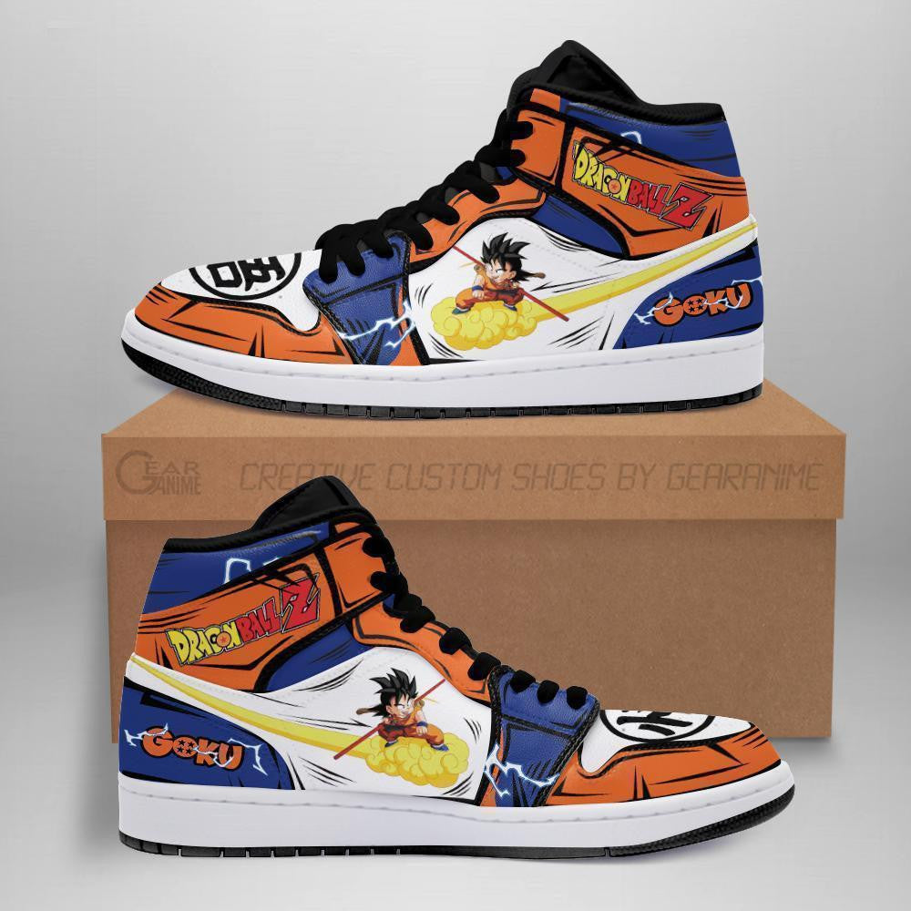 Kintoun Goku Sneakers Custom Flying Nimbus Anime Dragon Ball Shoes - 1 - GearAnime