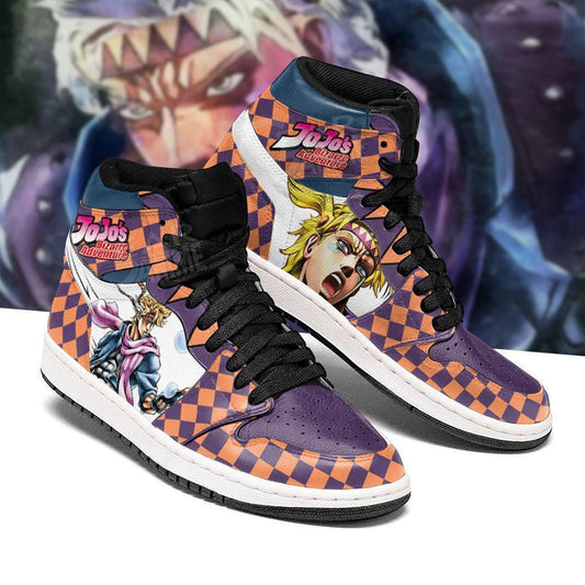 JoJo's Bizarre Adventure Sneakers Caesar Anthonio Zeppeli Shoes - 1 - GearAnime