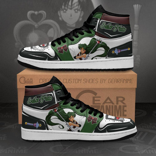 Sailor Pluto Sneakers Sailor Moon Anime Shoes MN11 - 1 - GearAnime