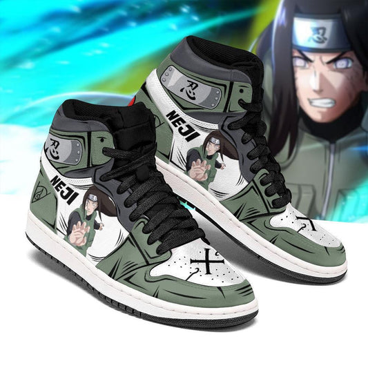 Neji Hyuga Shoes Uniform Costume Anime Sneakers - 1 - GearAnime