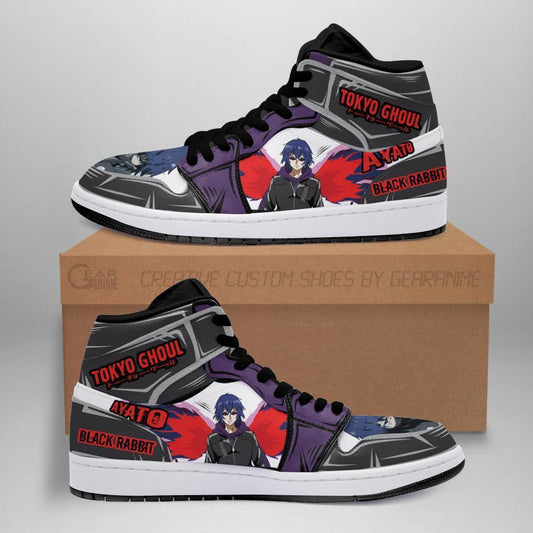 Ayato Sneakers Custom Tokyo Ghoul Anime Shoes MN05 - 1 - GearAnime