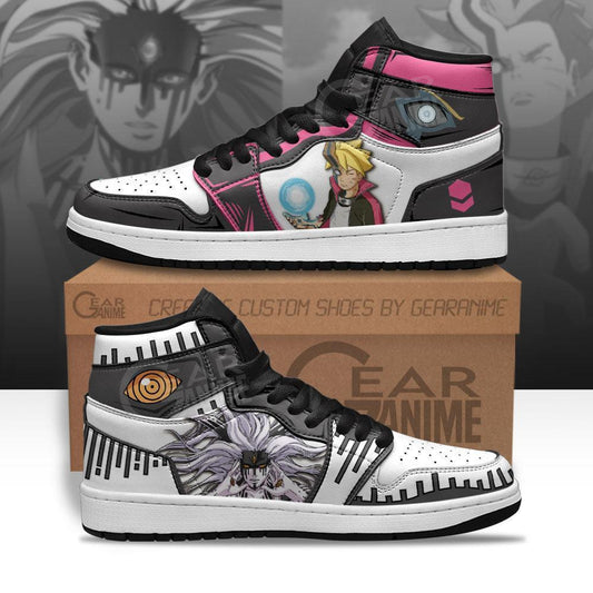 Fused Momoshiki and Borushiki Sneakers Custom Anime Boruto Shoes - 1 - GearAnime