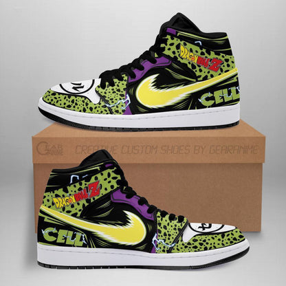 Dragon Ball Cell Sneakers Custom Anime Dragon Ball Shoes For Fan - 2 - GearAnime