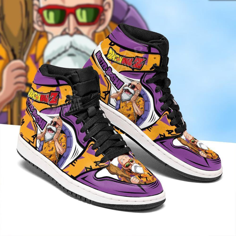 Master Roshi Sneakers Custom Anime Dragon Ball Shoes - 2 - GearAnime