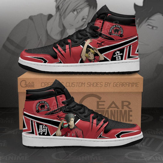 Tetsuro Kuroo and Kenma Kozume Sneakers Custom Haikyuu Anime Shoes - 1 - GearAnime