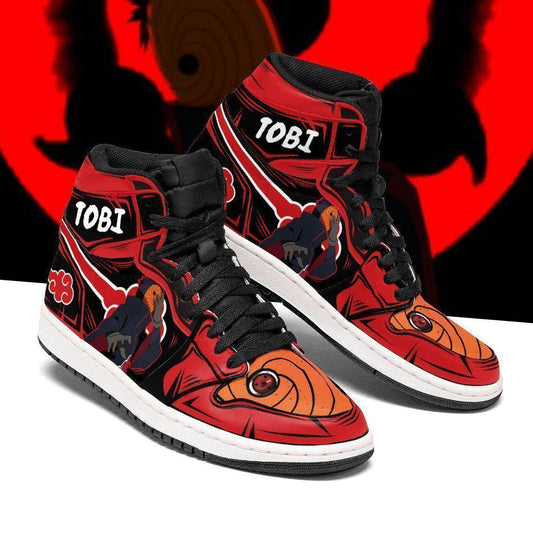 Akatsuki Tobi Sneakers Custom Shoes Fan Gifts - 2 - GearAnime