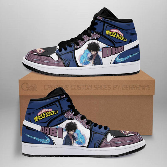 BNHA Dabi Sneakers Custom Anime My Hero Academia Shoes - 1 - GearAnime