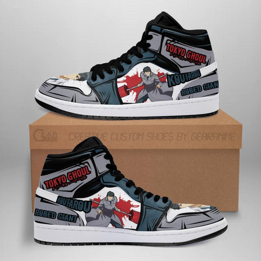 Koutarou Amon Sneakers Custom Tokyo Ghoul Anime Shoes MN05 - 1 - GearAnime