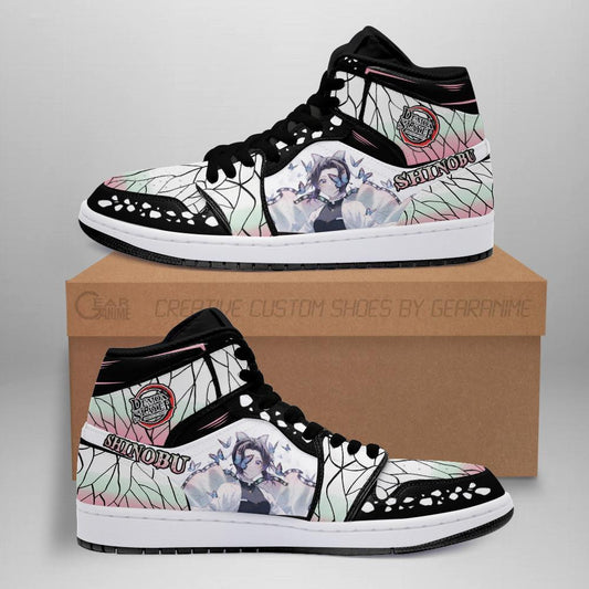 Shinobu Kocho Shoes Boots Demon Slayer Anime Sneakers Fan Gift Idea - 1 - GearAnime