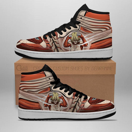 Female Titan Sneakers Attack On Titan Anime Sneakers - 1 - GearAnime