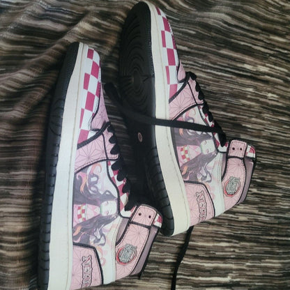 Nezuko Sneakers Custom Anime Demon Slayer Shoes - 4 - GearAnime