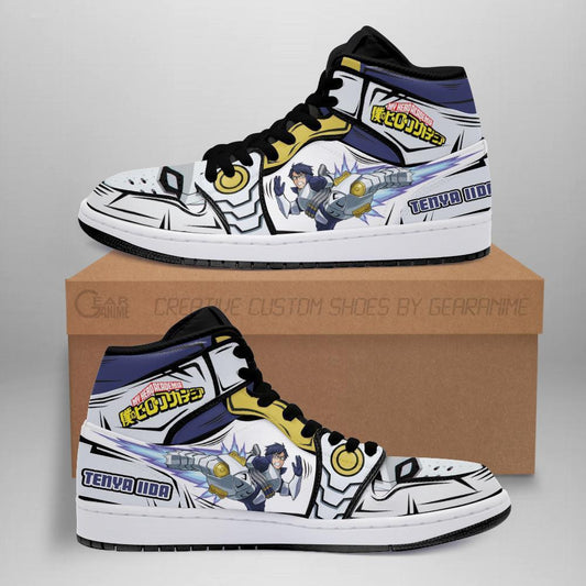 BNHA Tenya Iida Sneakers Custom Anime My Hero Academia Shoes - 1 - GearAnime