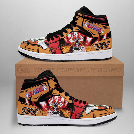 Hollow Demon Ichigo Sneakers Bleach Anime Shoes Fan Gift Idea MN05 - 1 - GearAnime