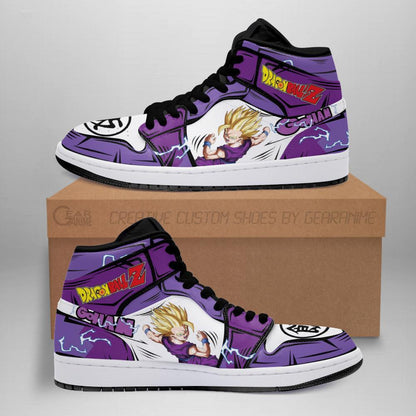 Gohan Sneakers Custom Anime Dragon Ball Shoes - 2 - GearAnime